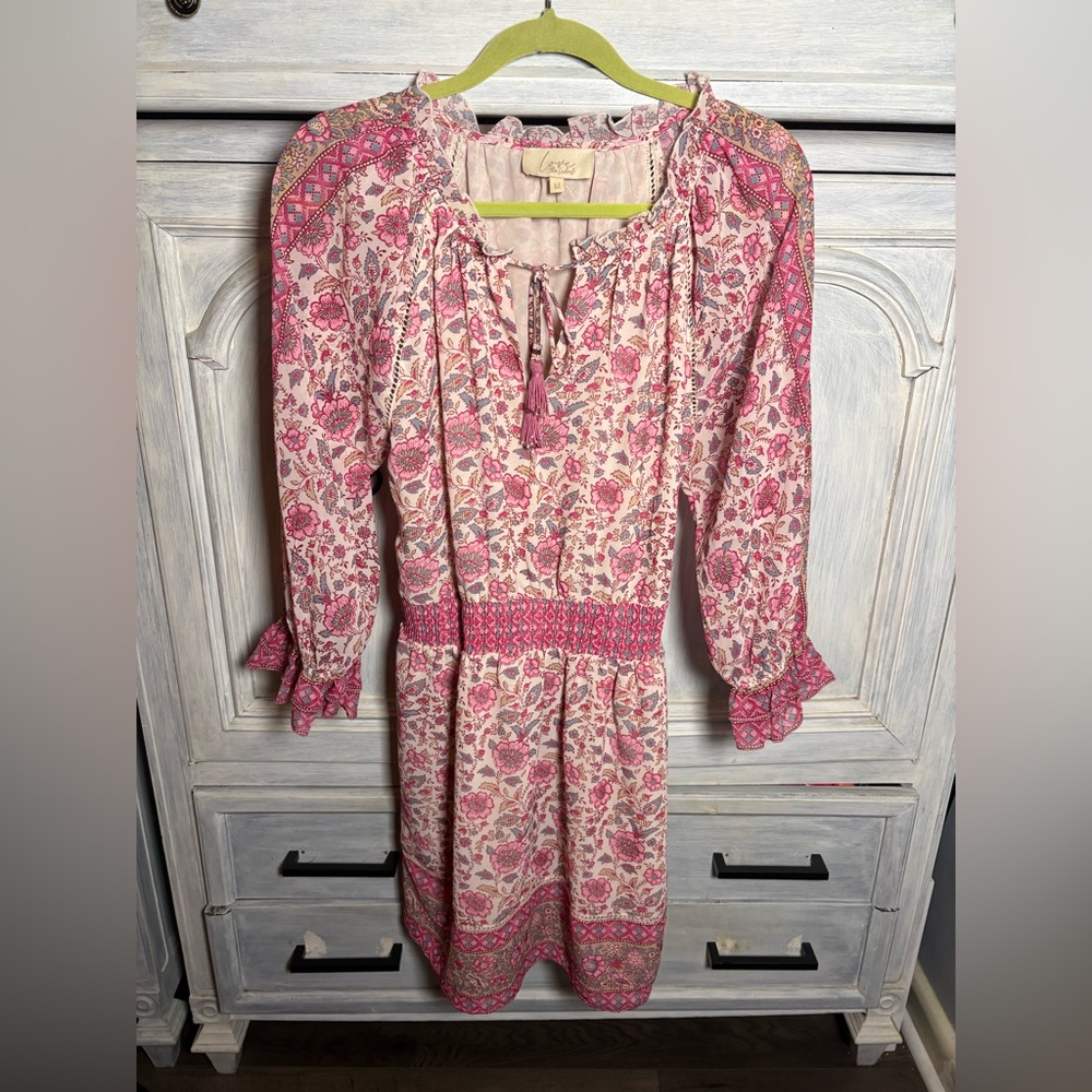 Anthropologie Love the Label Love Sam Tippy Floral Dress Festival Boho‎ Flirty - Picture 4 of 10
